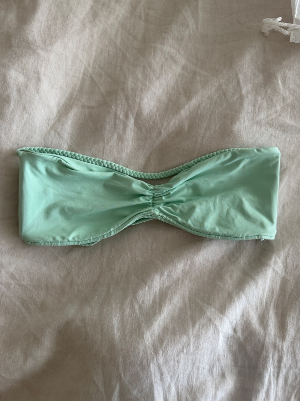 San Lorenzo Mint Green Bandeau Bikini Top